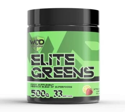 WOD Powders - ELITE GREENS Superfood Powder - 500g