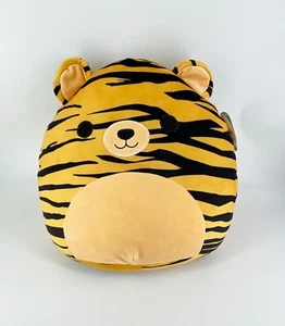 NWT Large Squishmallow "Tina" The Tiger 16" Plush Pillow Official Kellytoy Stuff - Picture 1 of 5