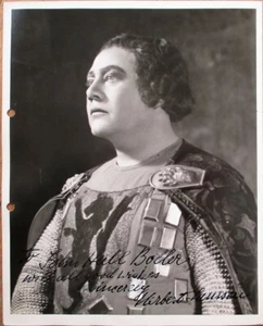 HERBERT JANSSEN Opera Singer/Baritone 1940s Autograph/Signed Photograph - 8x10 - Picture 1 of 1