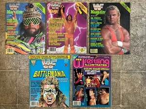 WWE / WWF Wrestling Magazines- Ult. Warrior, Macho Man, Mr. Perfect & MORE LOT 4 - Picture 1 of 11