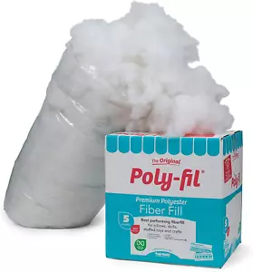 the Original Poly-Fil, imbottitura in fibra di poliestere premium, imbottitura morbida per cuscino, roba - Foto 1 di 12