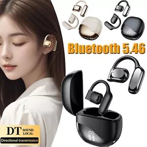 Open Ear Wireless Earbuds Bluetooth 5.46 Earphones For Samsung Phones Tablet PC - Picture 1 of 37
