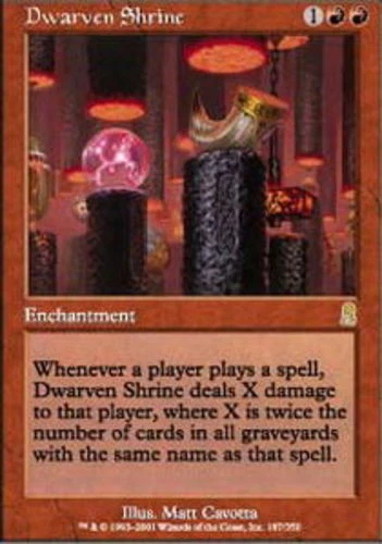 Dwarven Shrine ~ Moderately Played Odyssey MTG Magic UltimateMTG Red Card - Image 1 of 1