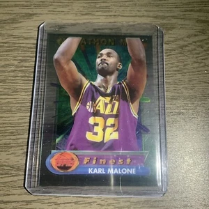 Karl Malone 1994-95 Topps Finest Marathon Man Acetate #14 Jazz Sharp! - Picture 1 of 5