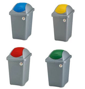 Pattumiera secchio contenitore bidone per raccolta differenziata 4 colori 30 lt - Foto 1 di 4