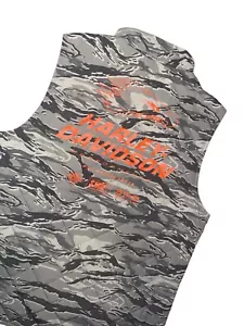 Harley Davidson Camo Screaming Eagle Insulated Vest Mens Size MD 97408-24VM $130 - Picture 1 of 9