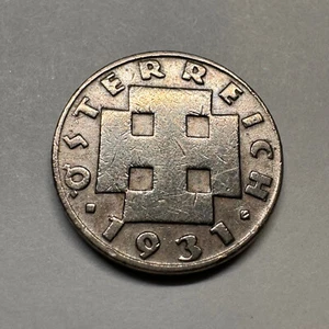 1931 Austria 5 Groschen - Beautiful Coin - #A-014 - Picture 1 of 2