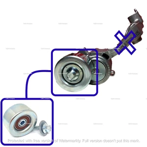 16620-31031 for 2016-2018 Lexus IS300 Belt Tensioner Assembly Idler Pulley - Picture 1 of 18
