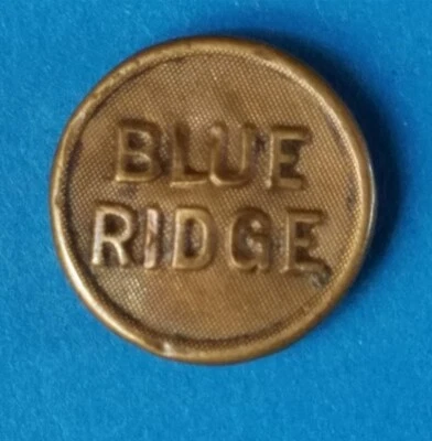 BOTÓN BB pequeño BLUE RIDGE antiguo vástago oscilante 5/8" Foto 1 de 2