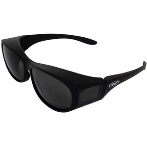Global Vision Escort Safety Glasses Fit Over Most Eyewear Smoke Lenses - Picture 1 of 9