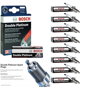 8 pcs Bosch Copper Core Spark Plugs For 2008-2009 JEEP GRAND CHEROKEE V8-4.7L - Picture 1 of 4