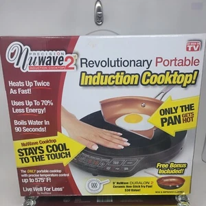 Precision Nuwave 2 Induction Cooktop FAST Save 70% Energy, Bonus 9" Fry pan New! - Picture 1 of 8