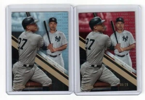 2019 Topps Gold Label Class 1 Base & Red Parallel Cards Giancarlo Staton Yankees - Bild 1 von 2