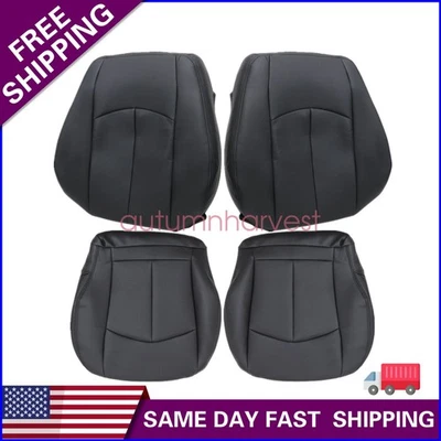 Cubierta de asiento inferior negra para Mercedes Benz E350 E320 E500 2007 2008 ambos lados Foto 1 de 4