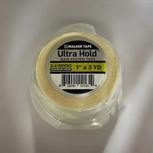 Nastro biadesivo 1,0 pollici di larghezza x 3 iarde rotolo sistema capelli ultra resistente nastro  - Foto 1 di 4