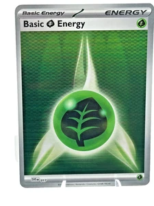 Pokemon TCG - Grass Energy - 017 (Horizontal Holo) - Black Bolt & White Flare - Picture 1 of 2