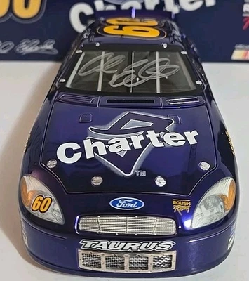 Autografiado 2005 TeamCaliber #60 Carl Edwards púrpura cromo charter Nascar Foto 1 de 4