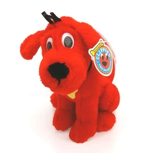 NWT VTG Nanco Clifford The Big RED Dog Scholastic 2001 7” Plush Stuffed Animal - Picture 1 of 11