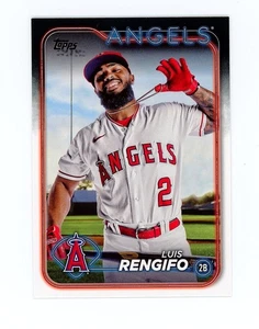 2024 Topps LUIS RENGIFO Case Hit SSP GOLDEN MIRROR PHOTO VARIATION #159 Angels - Picture 1 of 2