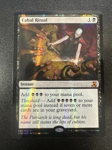 Cabal Ritual From the Vault: Lore Foil NM JL - Picture 1 of 2