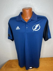 Men's Adidas ClimaChill S/S Polo Golf Shirt Small S - Tampa Bay Lightning - Picture 1 of 6