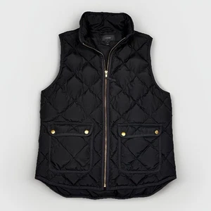 Chaleco acolchado J Crew Down para mujer mediano con cremallera bolsillos con botones Gorp Core - Imagen 1 de 7