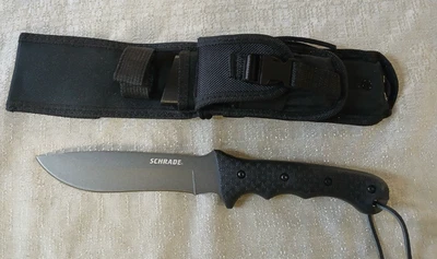 Hoja fija Schrade SCHF9N Griffin Design 6" con funda de acero al carbono 27454-14 Foto 1 de 4