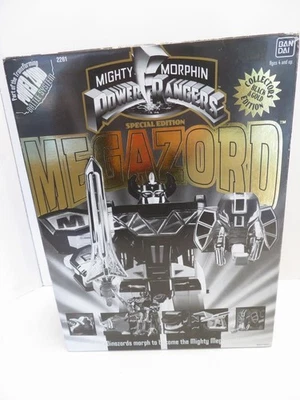 1993 Power Rangers Special Edition BLACK & GOLD MEGAZORD Complete C-9 Pristine - Image 1 of 4