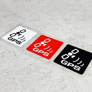 1pc Anti-Theft GPS TRACKING Alarm System Reflective Car Sticker Warning Decal - Picture 1 of 11