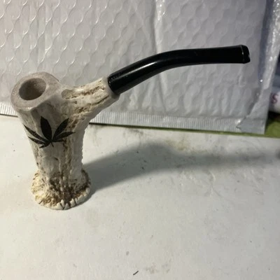 Deer Antler Pipe  - Image 1 of 4