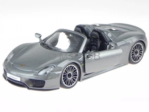 Porsche 918 grey diecast model car 21076 Bburago 1/24 - Picture 1 of 7