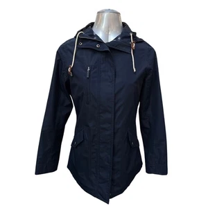 Chaqueta con capucha Barbour para mujer talla 6 azul marino - Imagen 1 de 4
