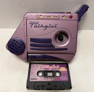 Tiger Deluxe Talk Girl Voice Recorder w/ Tape *Tested Works* Home Alone 2 90s - Image 1 of 4