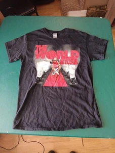 Lebron James Tee Shirt Lakers The World Is Yours Size Medium - Picture 1 of 12