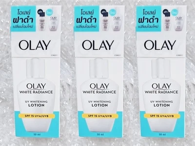 3 x Olay Daily UV Sun Protection Lotion SPF15 UVA UVB Face Moisturizer 30ml - Image 1 of 4