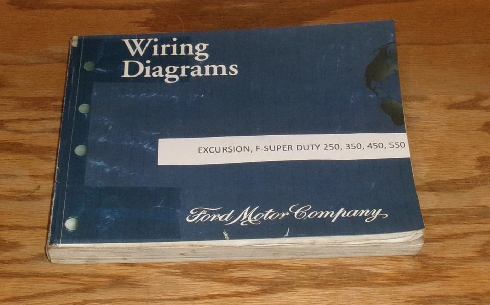 Ford Excursion F-250 F-350 F-450 F-550 2002 original diagramas de cableado manual Foto 1 de 1