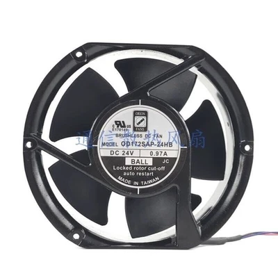 ORION  OD172SAP-24HB DC24V 0.97A 17251 Large Airflow Inverter Cooling Fan - Image 1 of 4