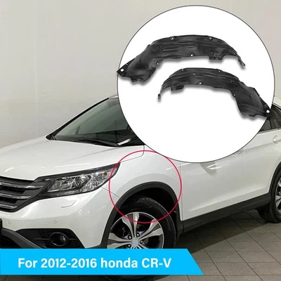 Fender Liner For 2012 2013 2014 2015 2016 Honda CR-V Front Left and Right Side - Image 1 of 4