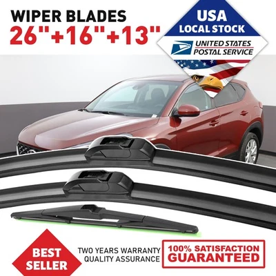 FRONT&REAR Windshield Wiper Blade For Hyundai Tucson 2015-2020 of 26''/16''/13 - Изображение 1 из 4