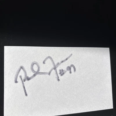 Paul Frase - Syracuse - ‘88 New York Jets DE/DT 2X Ed Block Courage Award Winner - Image 1 of 2