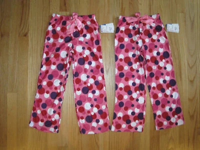 Twin Niñas Multicolor Rosa Lunares Pijama Pantalones NUEVO CON ETIQUETAS 4 5 Foto 1 de 4