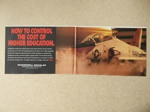 8/1993 PUB MCDONNELL DOUGLAS T45TS US NAVY TRAINER GOSHAWK ORIGINAL AD - Foto 1 di 1