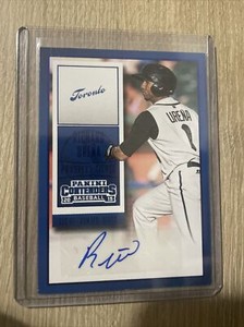 2015 Panini Contenders Prospect Ticket 34 Autograph Richard Urena Auto BLUE FOIL