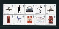 Great Britain Mnh 2624a Blk10 British Designs Lk791