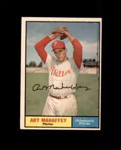Art Mahaffey Hand Signed 1961 Topps Philadelphia Phillies Autograph - Picture 1 of 2