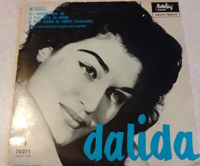Dalida  Miguel  1957  Barclay 70071 French Import  EP  VG+ - Image 1 of 4