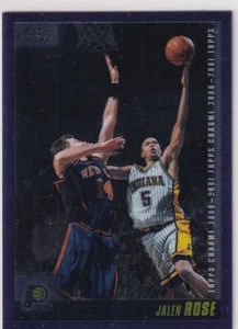 Topps Chrome NBA Basketball 2000-2001 No. 3 Jalen Rose - Picture 1 of 2