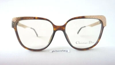 Christian Dior 2375 Vintage Damen Brille große Designer Brillen braun-gold Gr. M - Bild 1 von 4