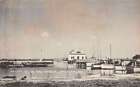 Sag Harbor Long Island New York Yacht Club Harbor Scene Vintage Postcard AA84854