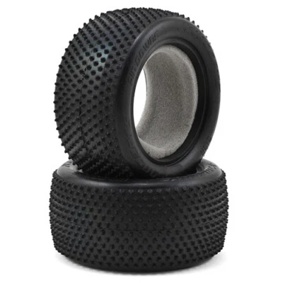 JConcepts Pin Downs 2.2" Rear Buggy Carpet Tires (Pink) Medium/Soft JCO3136-010 - Image 1 of 3